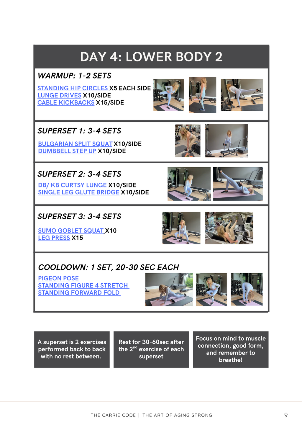 Carrie's 12 Week Workout Program