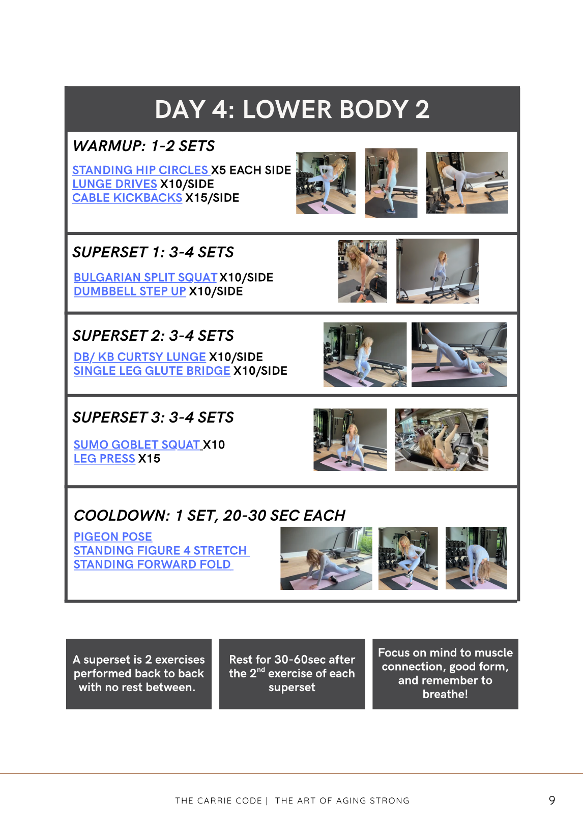 Carrie's 12 Week Workout Program