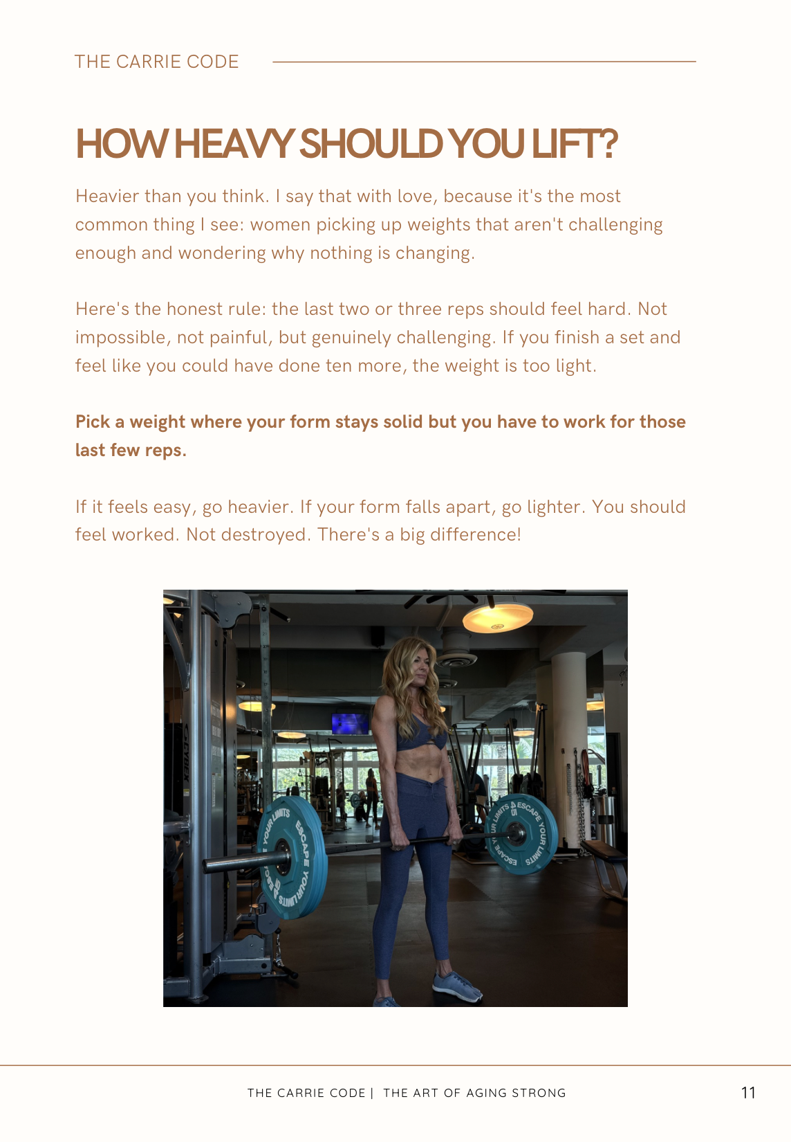 Carrie's 12 Week Workout Program